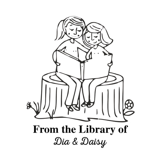 Co-Reader -Personalised Book Stamp with Your Name