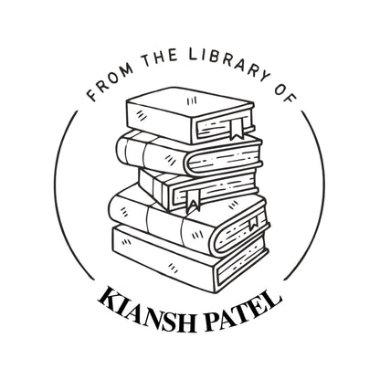 BookWorm - Personalised Book Stamp with Your Name