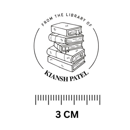 BookWorm - Personalised Book Stamp with Your Name