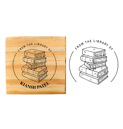 BookWorm - Personalised Book Stamp with Your Name