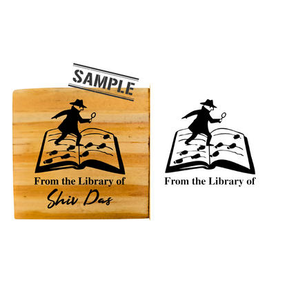 Mr Detective -Personalised Book Stamp with Your Name