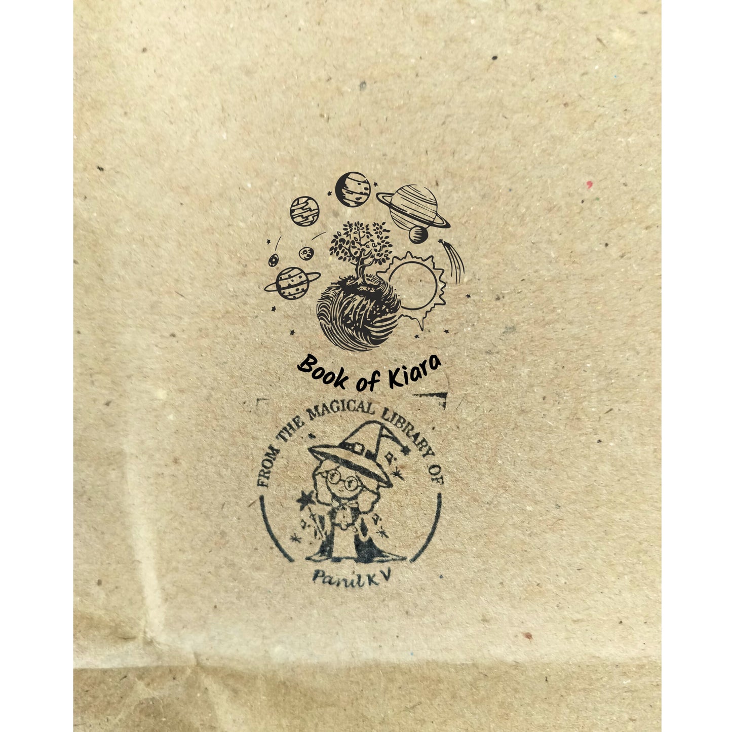 Panda lover - -Personalised Book Stamp with Your Name