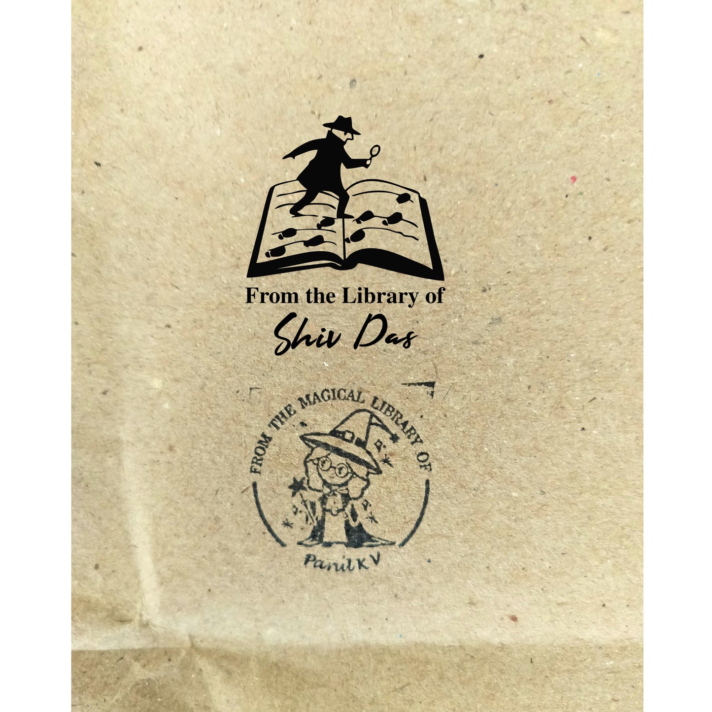 Mr Detective -Personalised Book Stamp with Your Name