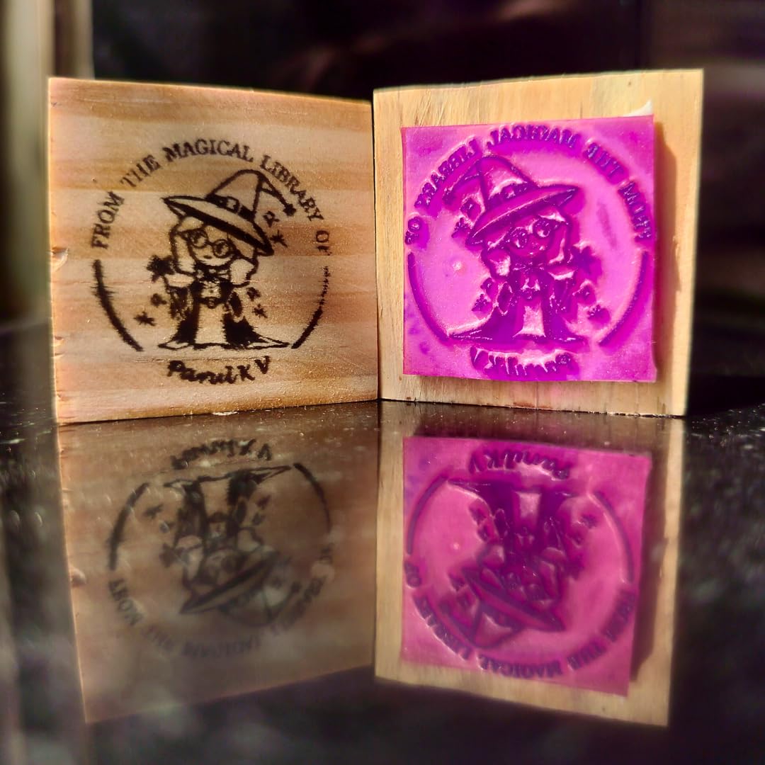 Magical Library- Personalised Book Stamp with Your Name