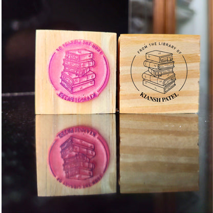 BookWorm - Personalised Book Stamp with Your Name