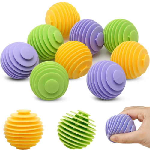 Perfect Pricee Reusable Washing Machine Laundry Dryer Balls Tangle-Free Eco-Friendly For Anti-Winding Home, Dormitory, Clothes Reduce Wrinkles From Laundry 4 Pcs Multicolor
