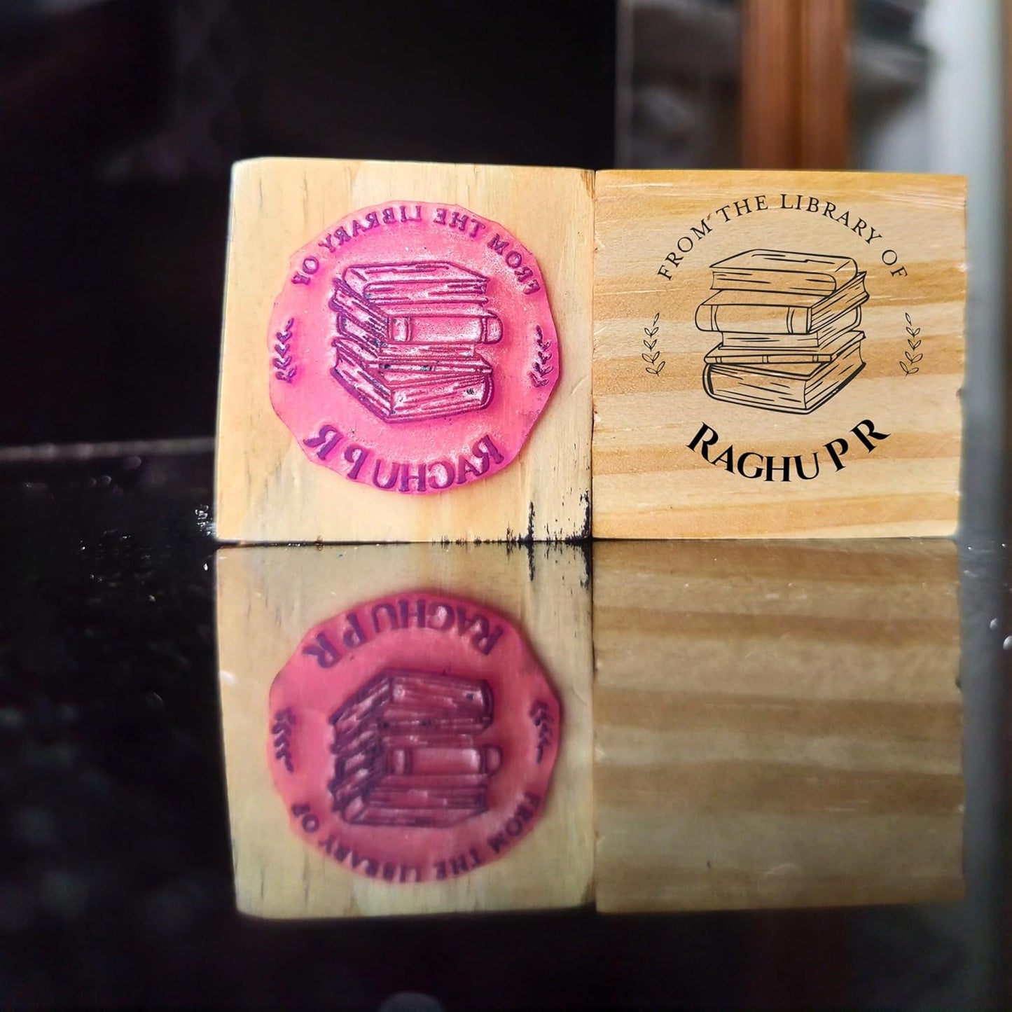 Classic Library -Personalised Book Stamp with Your Name