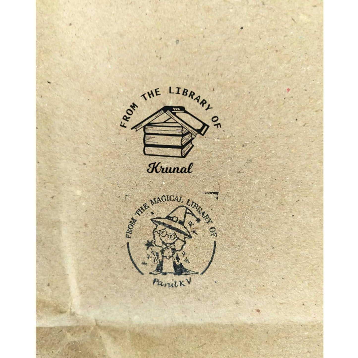 My Home Library - Personalised Book Stamp with Your Name