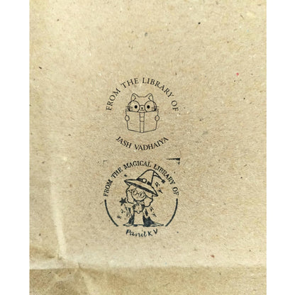 Smart Cat -Personalised Book Stamp with Your Name