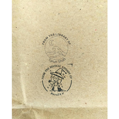 Classic Library -Personalised Book Stamp with Your Name