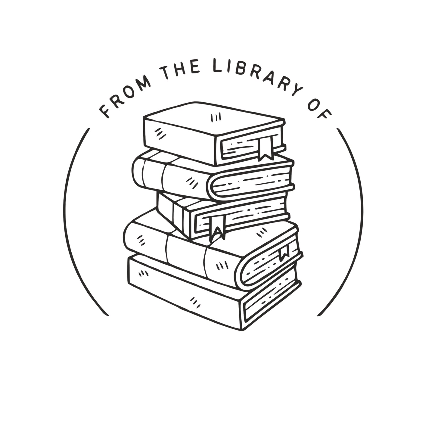 BookWorm - Personalised Book Stamp with Your Name