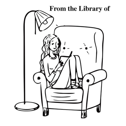 Night Reader- Personalised Book Stamp with Your Name