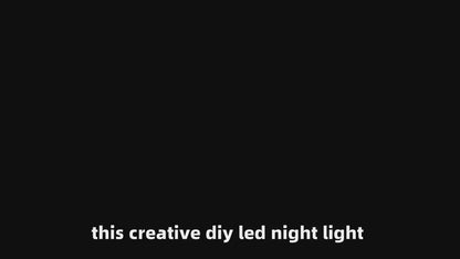 3D Acrylic Dry Erase Board with Light up Dry Erase Board with Stand as a Glow Memo LED